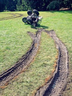 4 Wheeler Rollover Art Project